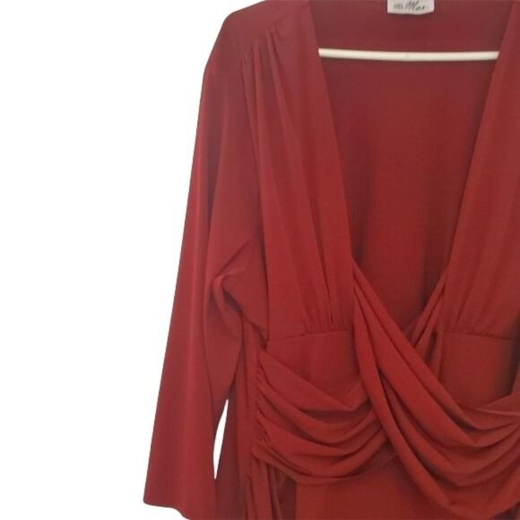 Mr. Max Ruche Stretchy Blouse  with unique details - Picture 5 of 6